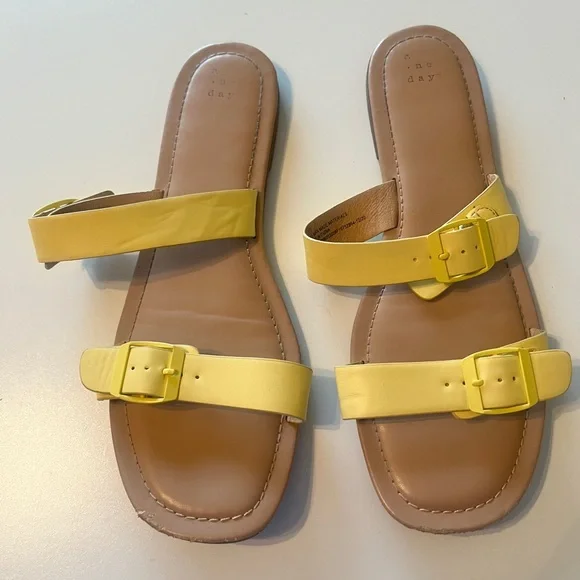 Yellow Women's Sandals - Picture 2 of 3